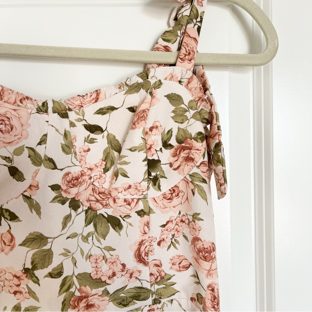 o.p.t. Floral Midi Dress